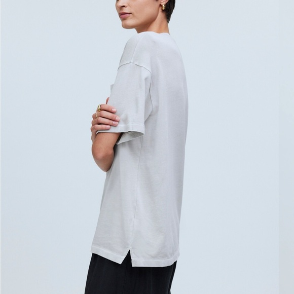 Madewell Garment-Dyed Oversized Pocket Tee - Picture 3 of 12